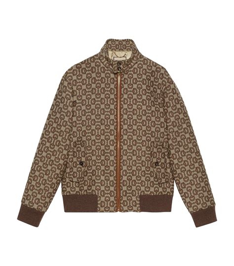 gucci horsebit bomber jacket|Gucci bomber jacket price.